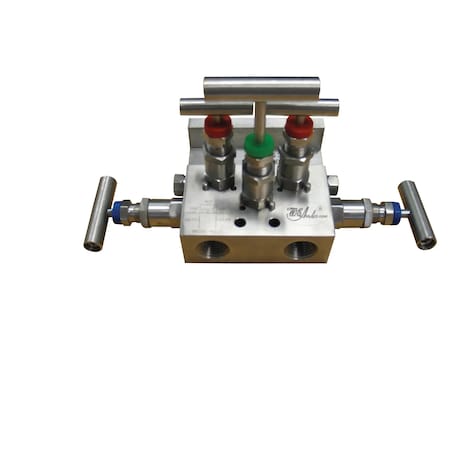 Dwyer Instruments Valve Block Manifold, Flanged 5Vlv Manifld BBV-22F